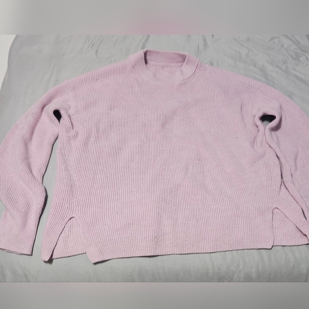 Lululemon Pink Ribbed Women's Sweater